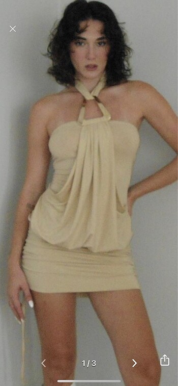 American Vintage vintage bej elbise