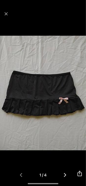 lolita kurdeleli mini etek