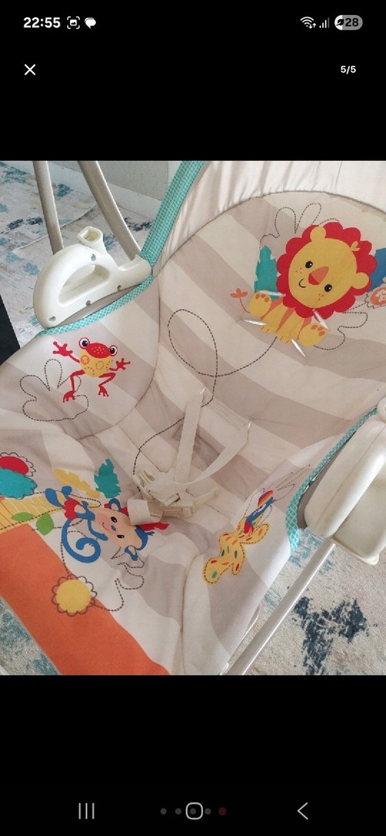 fisher price ana kucağı salıncak - Görsel 4