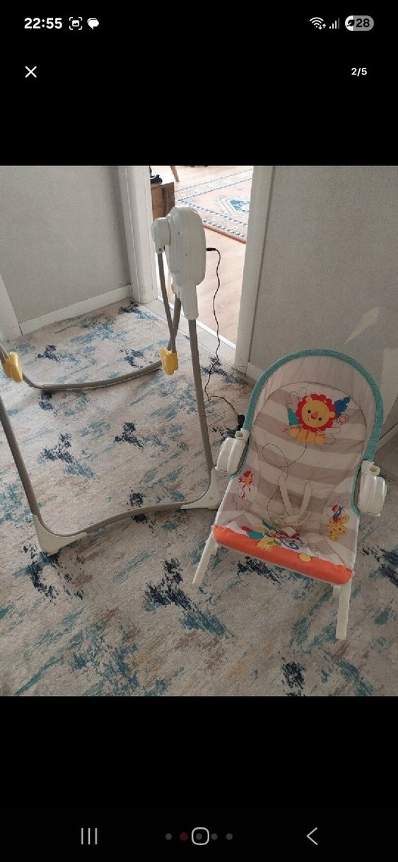fisher price ana kucağı salıncak - Görsel 2