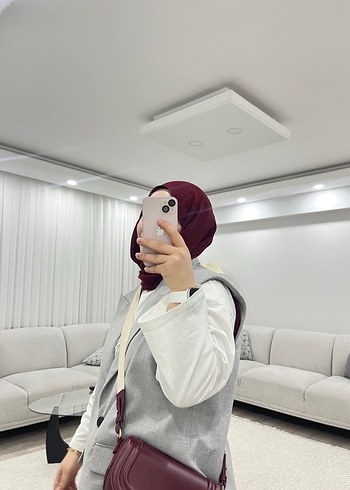 Diğer Gri Midi Kolsuz Street Wear Kadın ceket