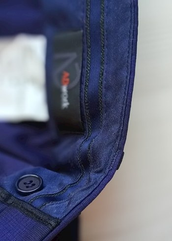 Düğmeli Lacivert Erkek Takım Elbise - Görsel 5