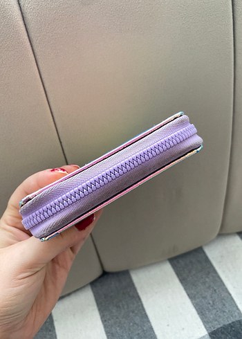 Koton Renkli Deri Fermuarlı Kadın Cüzdanı