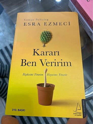 Esra ezmeci Kararı Ben Veririm kitabı