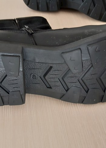 Siyah Tokalı Biker Erkek Bot - Görsel 4