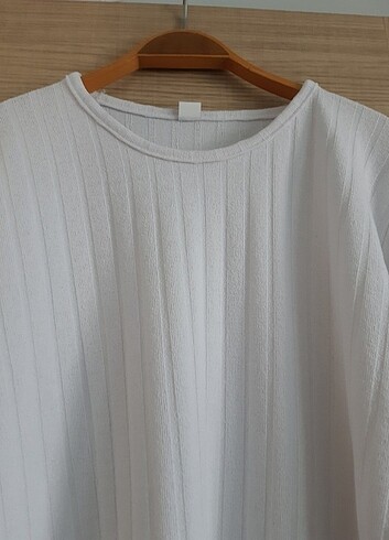 44 Beden beyaz Renk Mevsimlik koton bluz