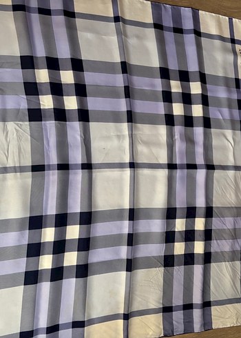 Mor ve Gri Şal, Dökümlü Kadın Fuları - Görsel 2