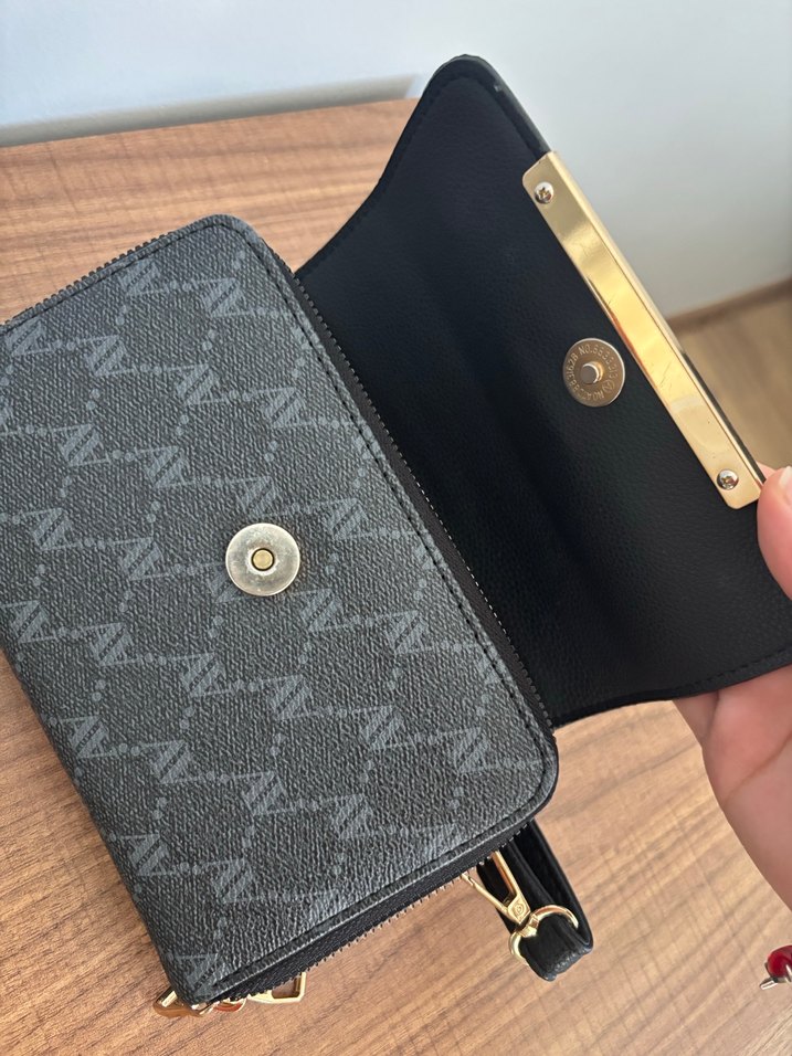 Kadın Deri Fermuarlı Clutch Cüzdan - Görsel 5