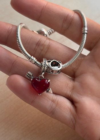 Kırmızı Boncuklu Bohem Kadın Bileklik - Görsel 3