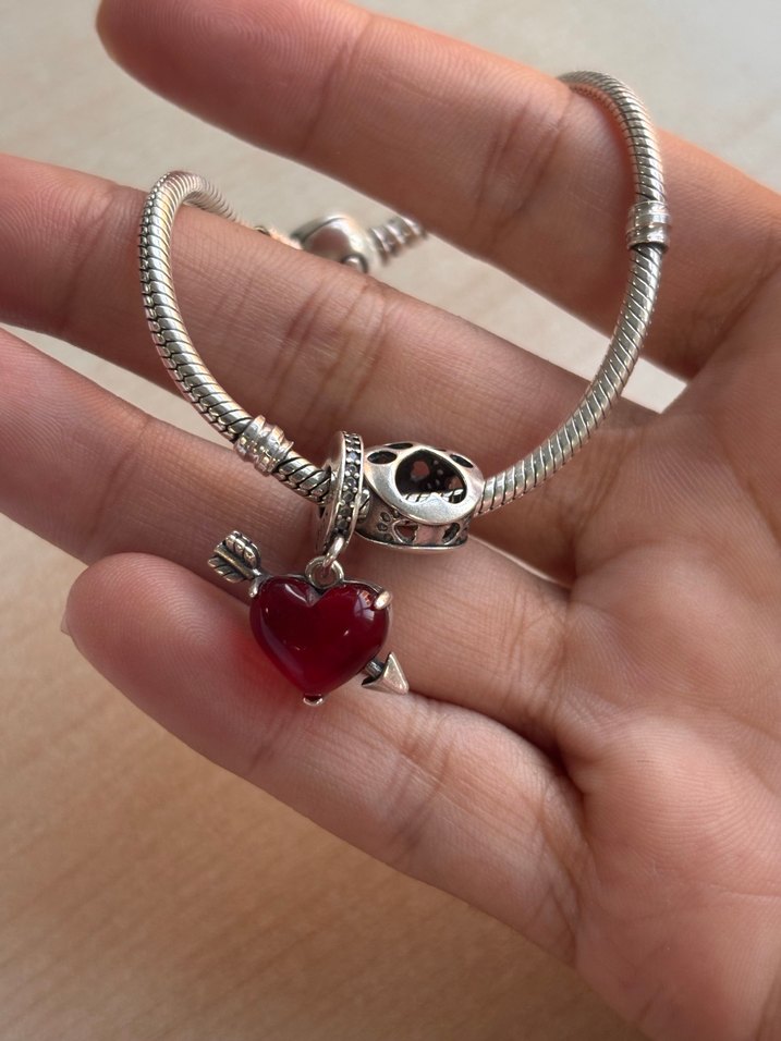 Kırmızı Boncuklu Bohem Kadın Bileklik - Görsel 3