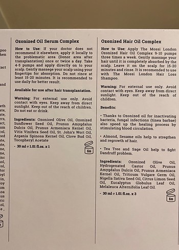 The Mossi London 6 Aylık Saç Bakım Seti - Görsel 9