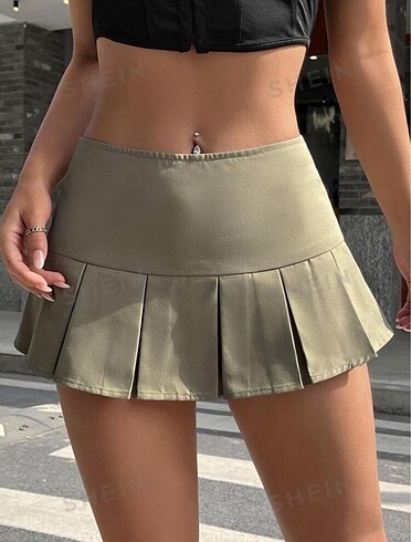 Sheinside Shein şortlu mini etek