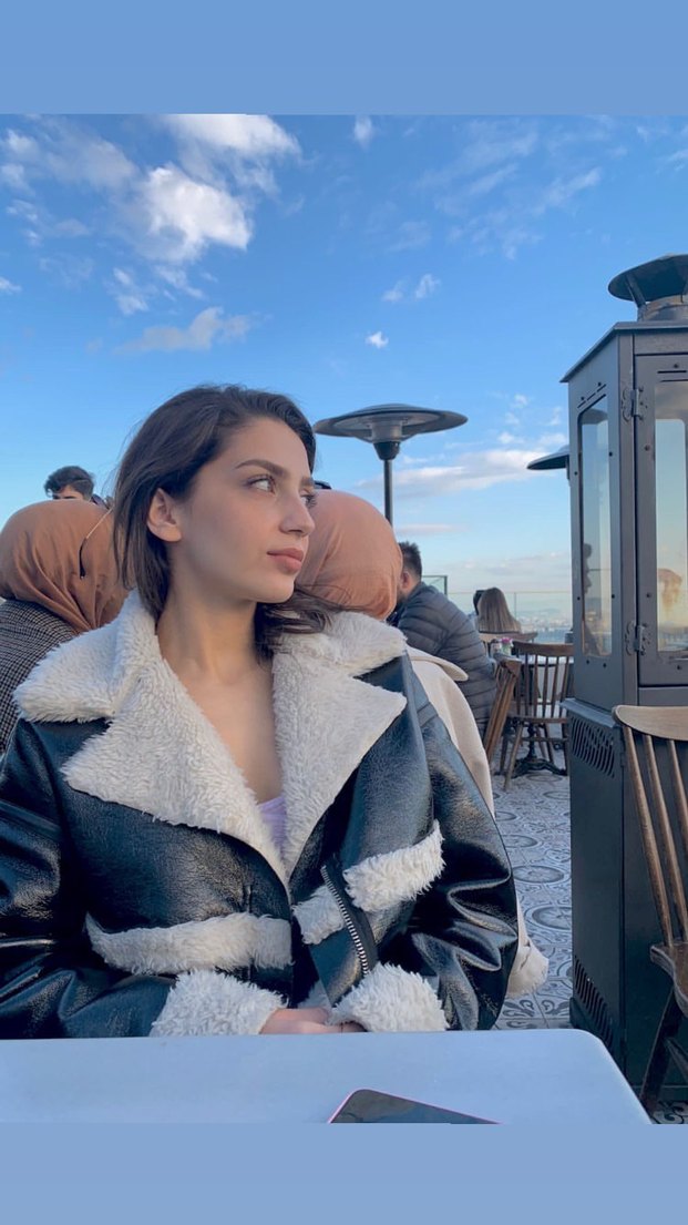 Kürklü Siyah Deri Kadın Ceket - Görsel 2