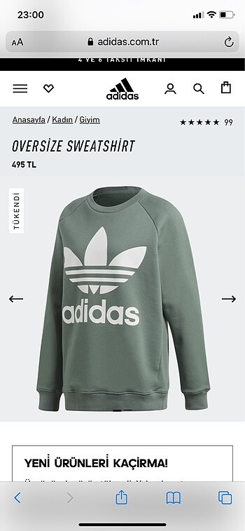 Adidas sweatshirt