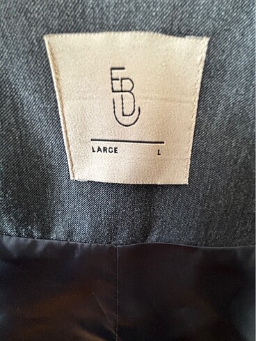 l Beden gri Renk Ebu Prive Antrasit Rengi Blazer Yelek