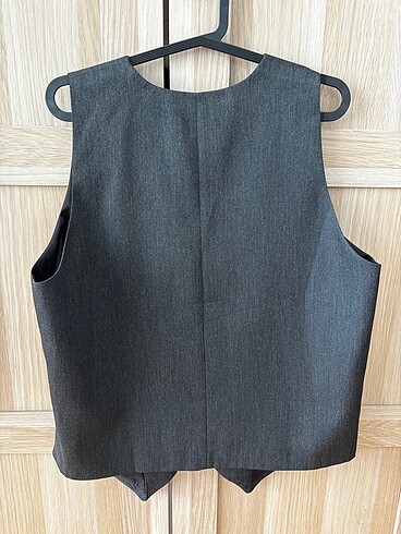 l Beden Ebu Prive Antrasit Rengi Blazer Yelek