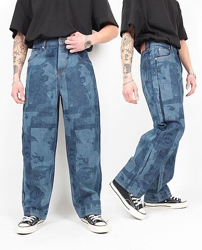 URBAN OUTFITTERS PRINTED JEAN 26/30