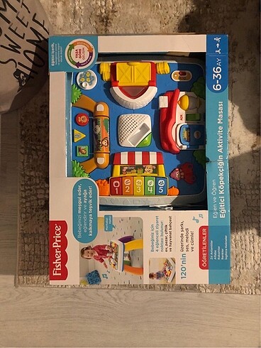 Fisher price eğitici masa