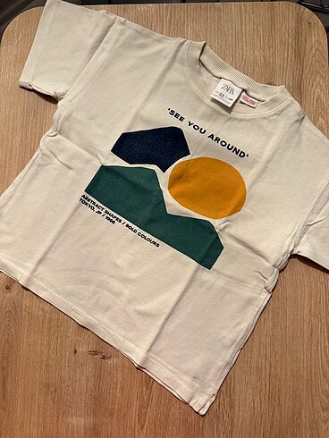 Zara Desenli Tshirt