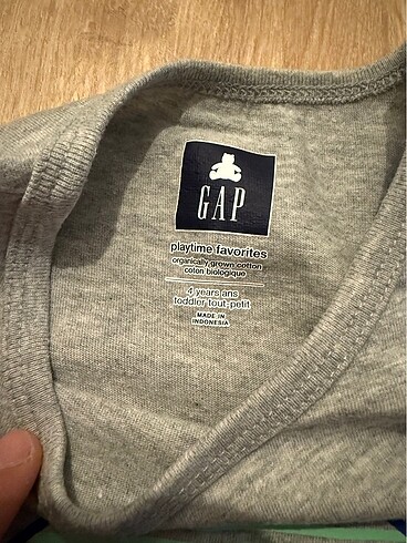 4 Yaş Beden gri Renk Gap tshirt