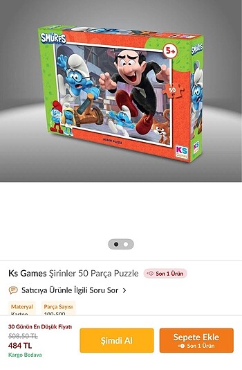 Beden Renk Ks games şirinler puzzle