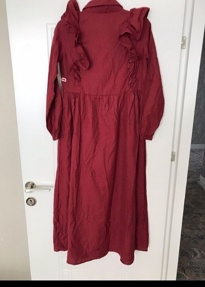 Tesettür elbise #Firfirli elbise #Fırfırlı - Görsel 3