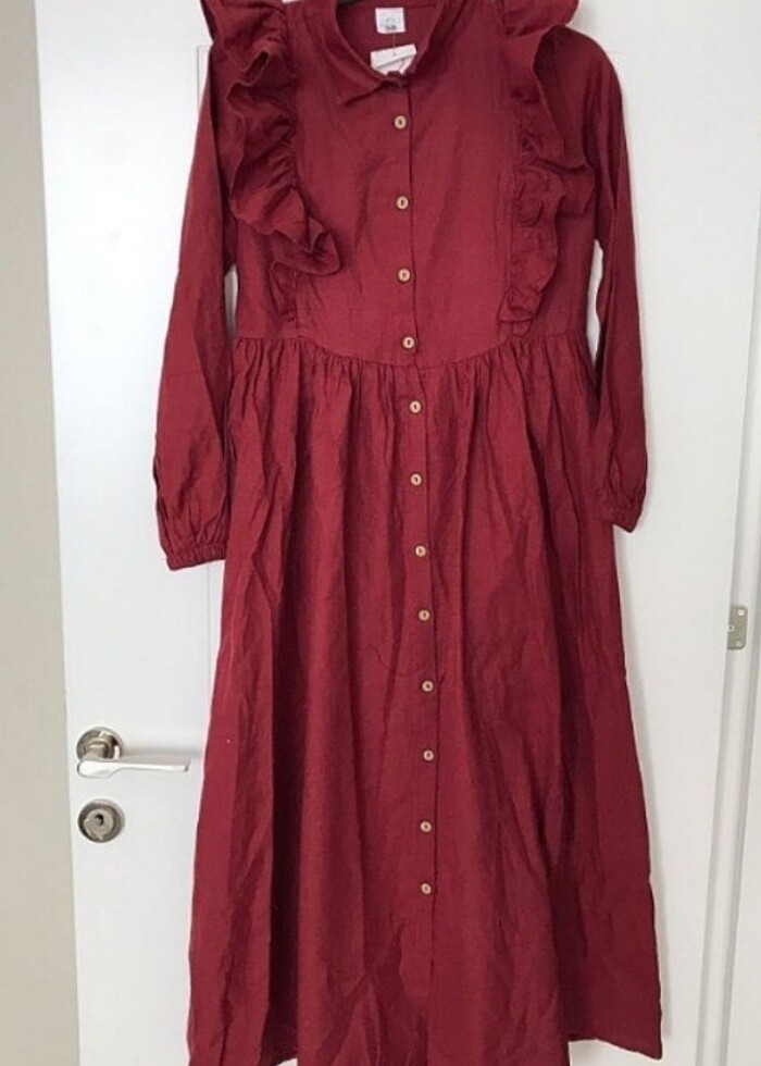 Tesettür elbise #Firfirli elbise #Fırfırlı - Görsel 4