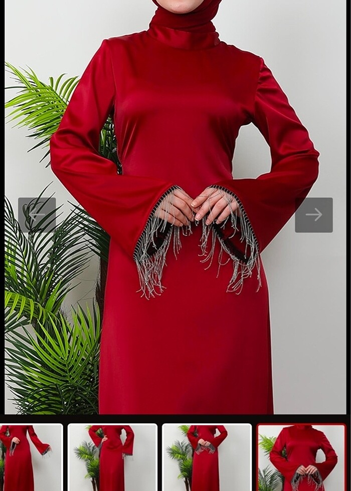 Abiye #Elbise #Saten - Görsel 2