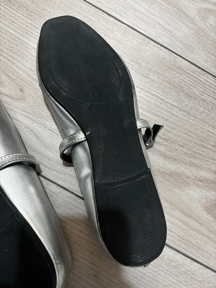 Gri Tokalı Kadın Topuklu Babet - Görsel 4