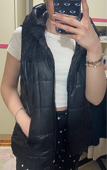 m Beden siyah Renk Yelek