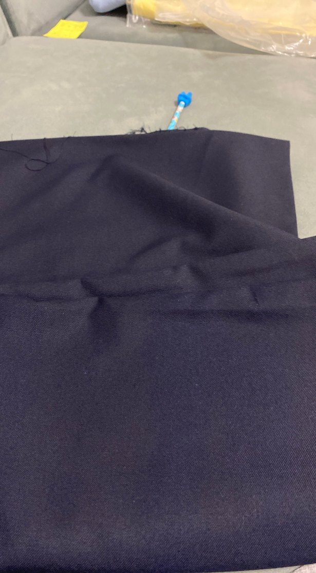 Lacivert kumaş pantolon - Görsel 2