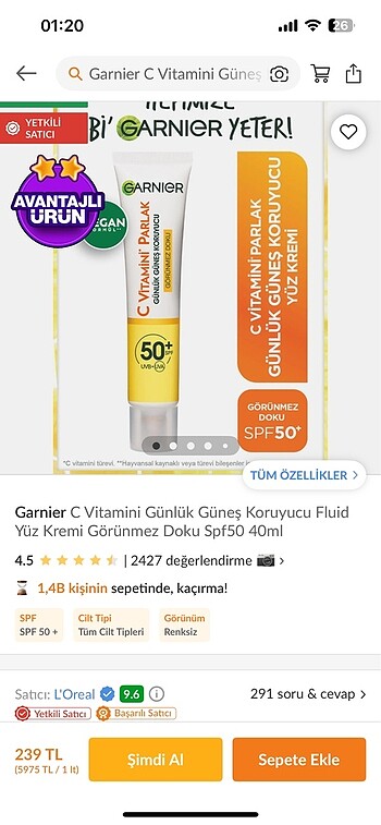 Garnier vitamin c