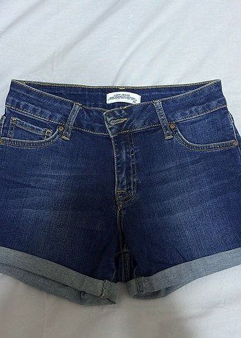 Loft Koyu Mavi Denim Sort