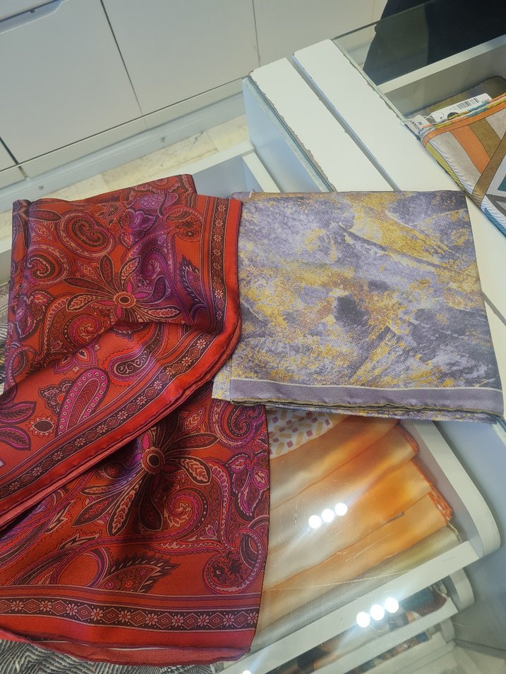 armine 2025 26 ipek eşarp - Görsel 2