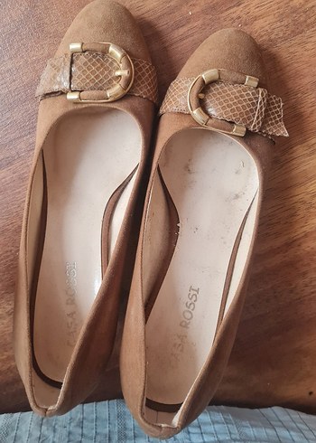 camel süet Dolgu Topuklu Vintage Stiletto - Görsel 4