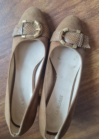 camel süet Dolgu Topuklu Vintage Stiletto - Görsel 5