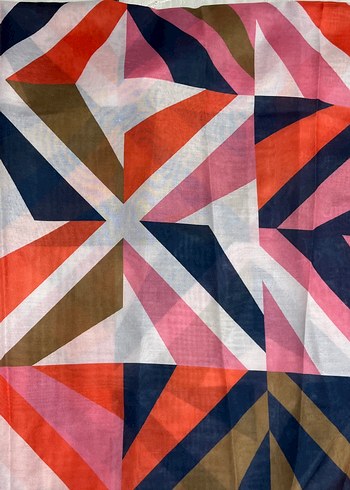 Pamuklu  Bohem Desenli Şal - Görsel 3