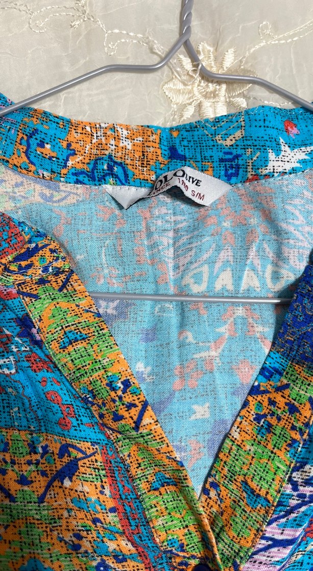 Bohem Renkli Uzun Elbise - Görsel 5