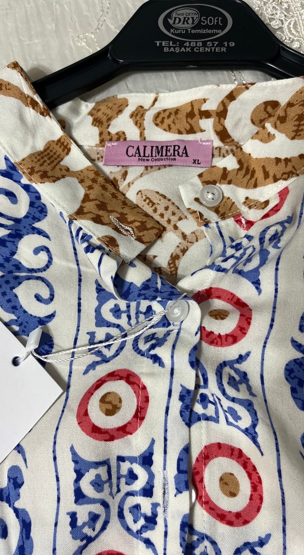 Bohem Çok Renkli Uzun Kollu Elbise - Görsel 5