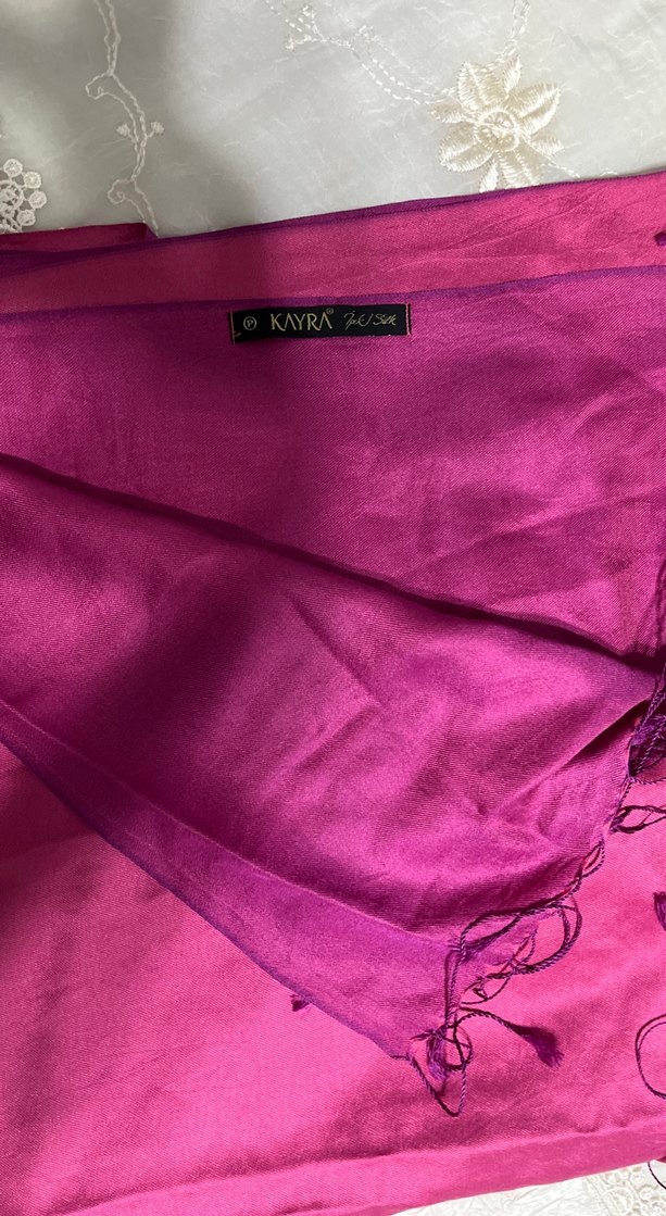 Kadın Şal ipek - Görsel 3