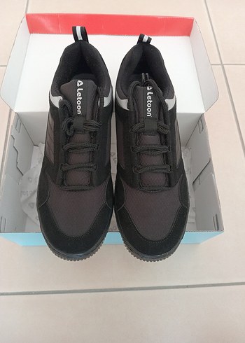 Siyah Erkek Spor Ayakkabı letton - Görsel 3