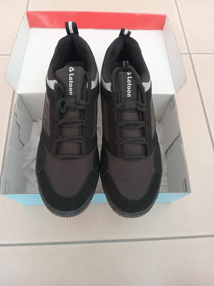 Siyah Erkek Spor Ayakkabı letton - Görsel 3