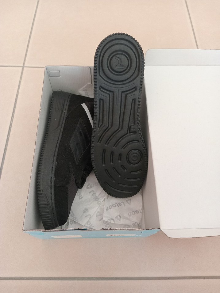 Siyah Erkek Spor Ayakkabı letton - Görsel 5