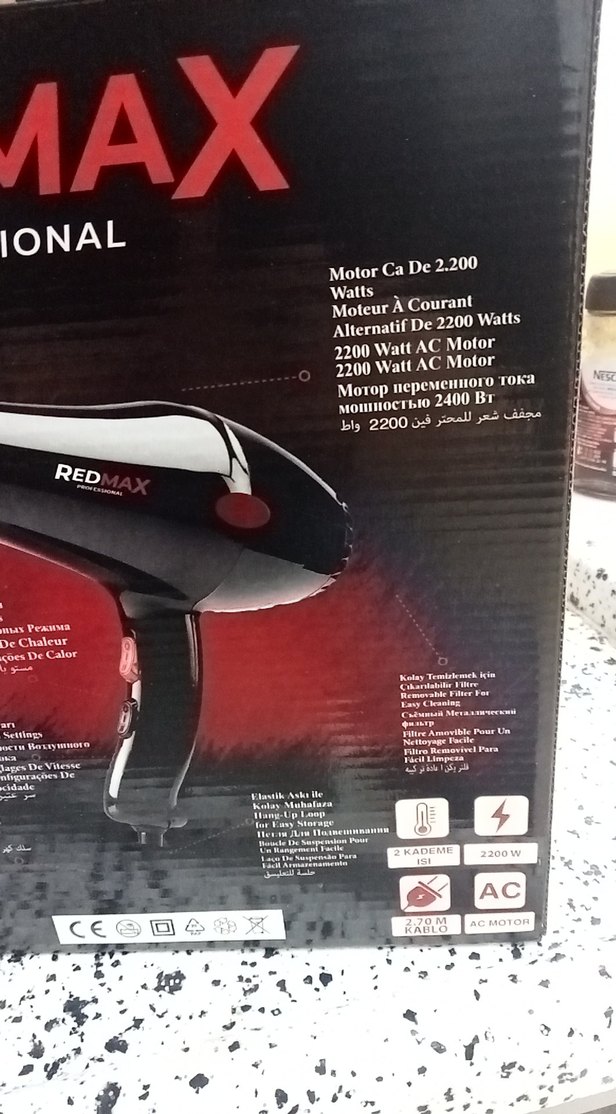 Redmax Profesyonel Saç Kurutma Makinesi - Görsel 5