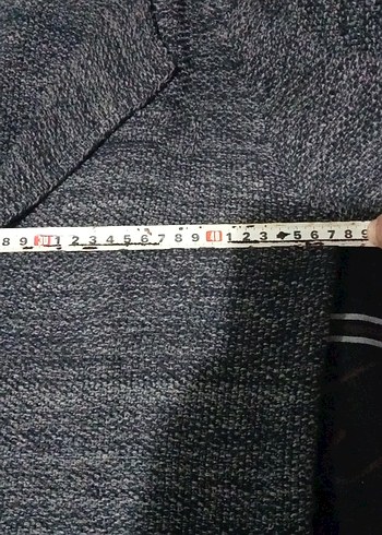 Düğmeli Erkek lacivert Yün Hırka - Görsel 3