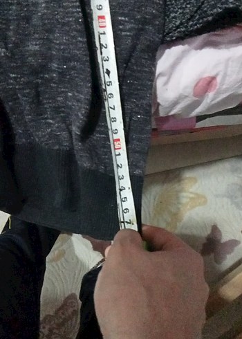 Düğmeli Erkek lacivert Yün Hırka - Görsel 8