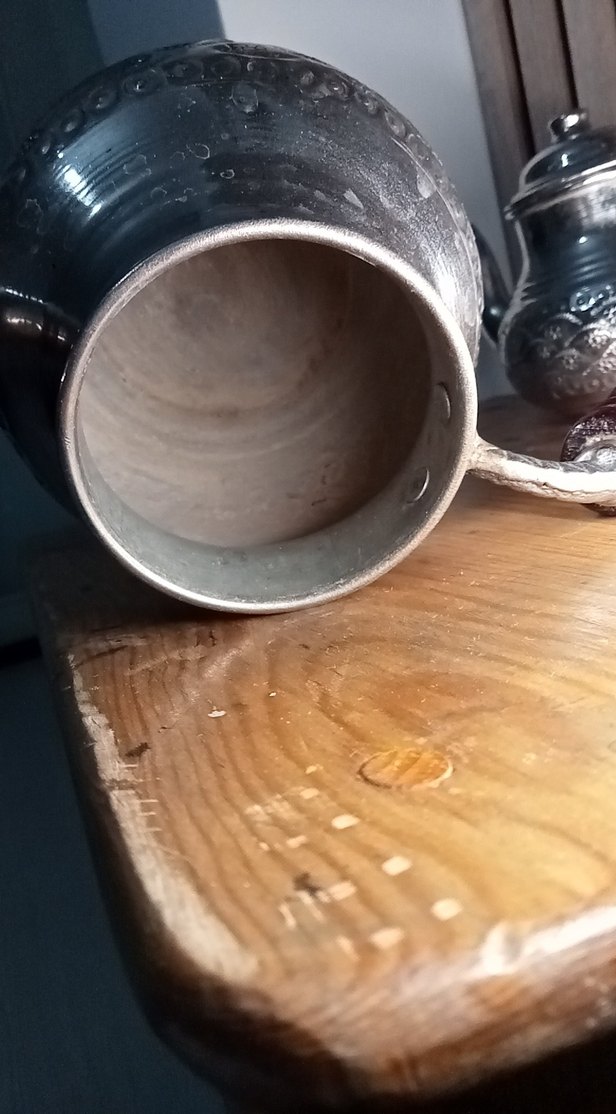 Gri İşlemeli Çaydanlık Seti - Görsel 3