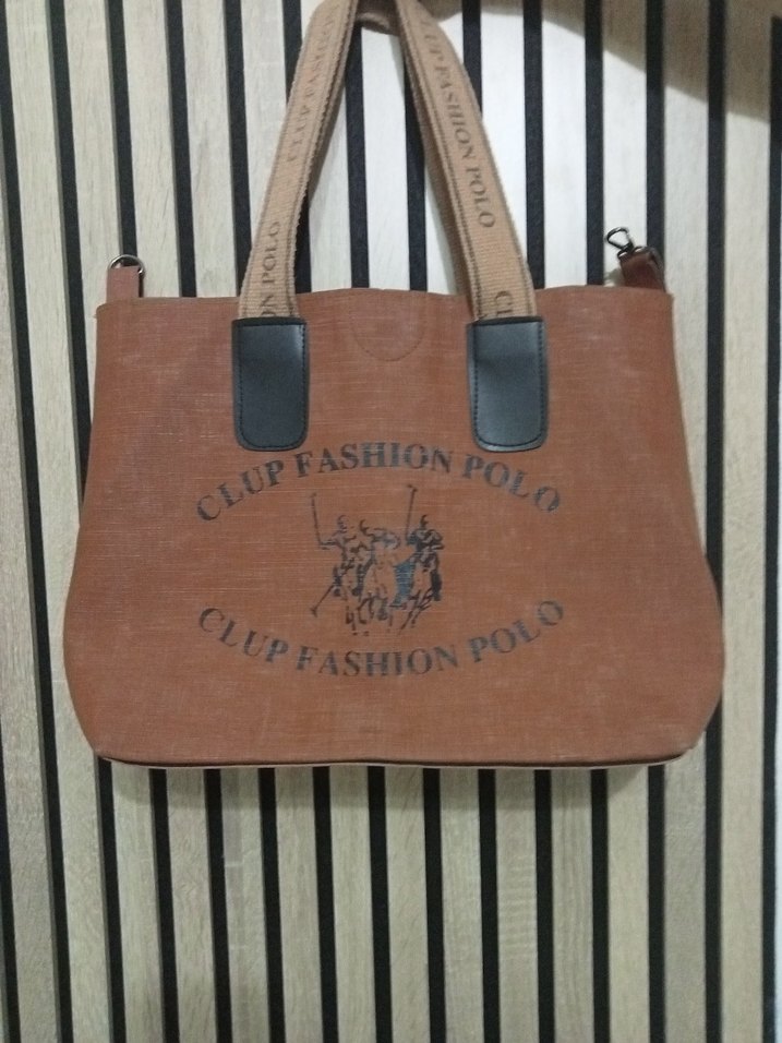 Bej Deri Kadın El Çantası - Görsel 3