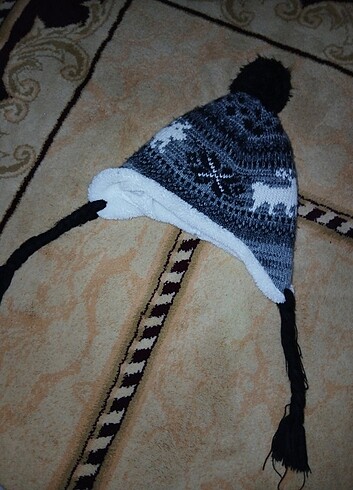 6-12 Ay, 18 cm Beden Kışlık şapka