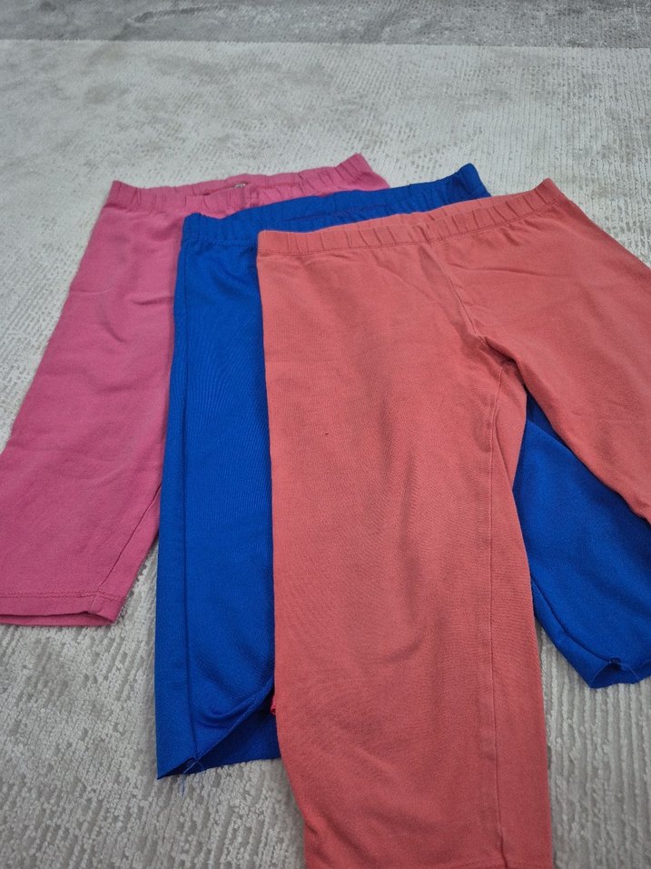 Renkli Pamuklu Kız Taytları - Rahat Kesim - Görsel 2